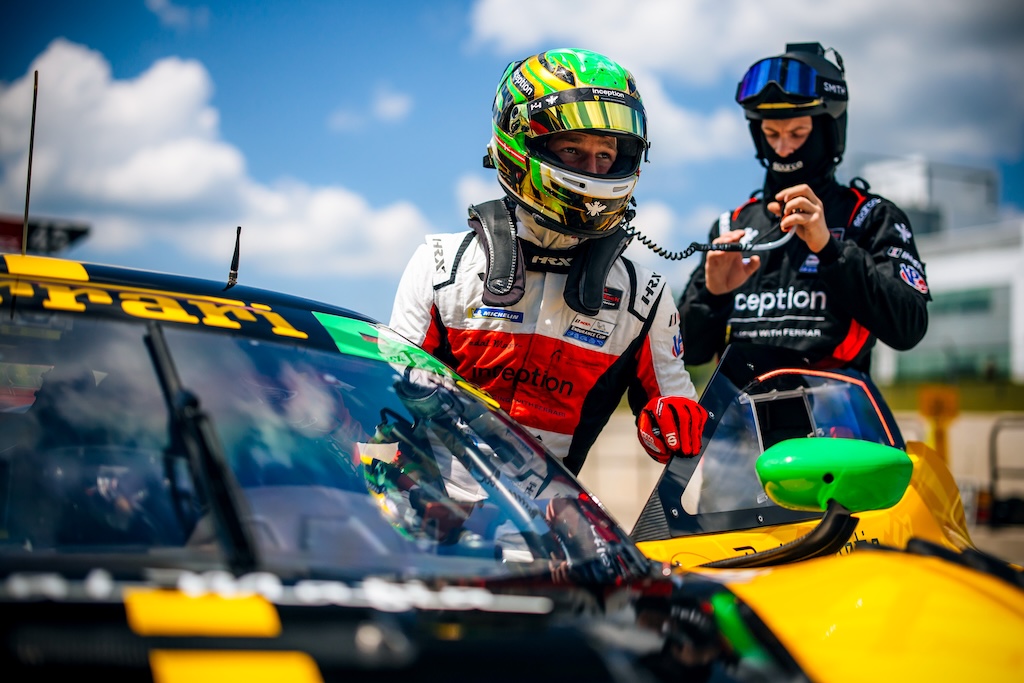 Frederik Schandorff klar på nyt IMSA-podie i Canada.
(Foto: Inception Racing)